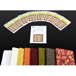 Harvest Leaves Class Kit (includes fabric, patterns and cut guide )